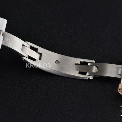 Rm012 01 Tourbillon Rose Gold Case White Ceown White - Authentic Movement
