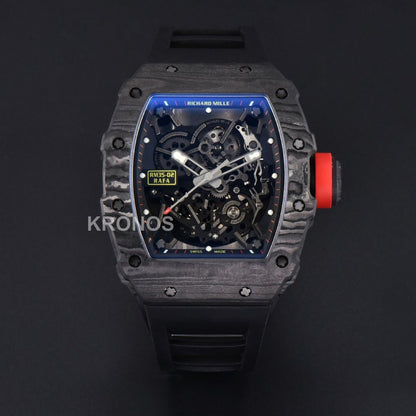 Rm035 02 Real Ntpt Skeleton Dial Black - Authentic Movement