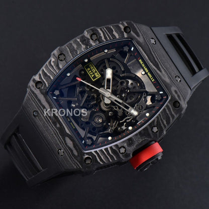 Rm035 02 Real Ntpt Skeleton Dial Black - Authentic Movement