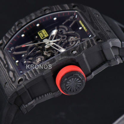 Rm035 02 Real Ntpt Skeleton Dial Black - Authentic Movement