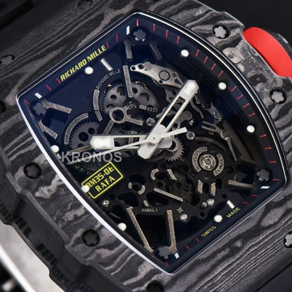 Rm035 02 Real Ntpt Skeleton Dial Black - Authentic Movement