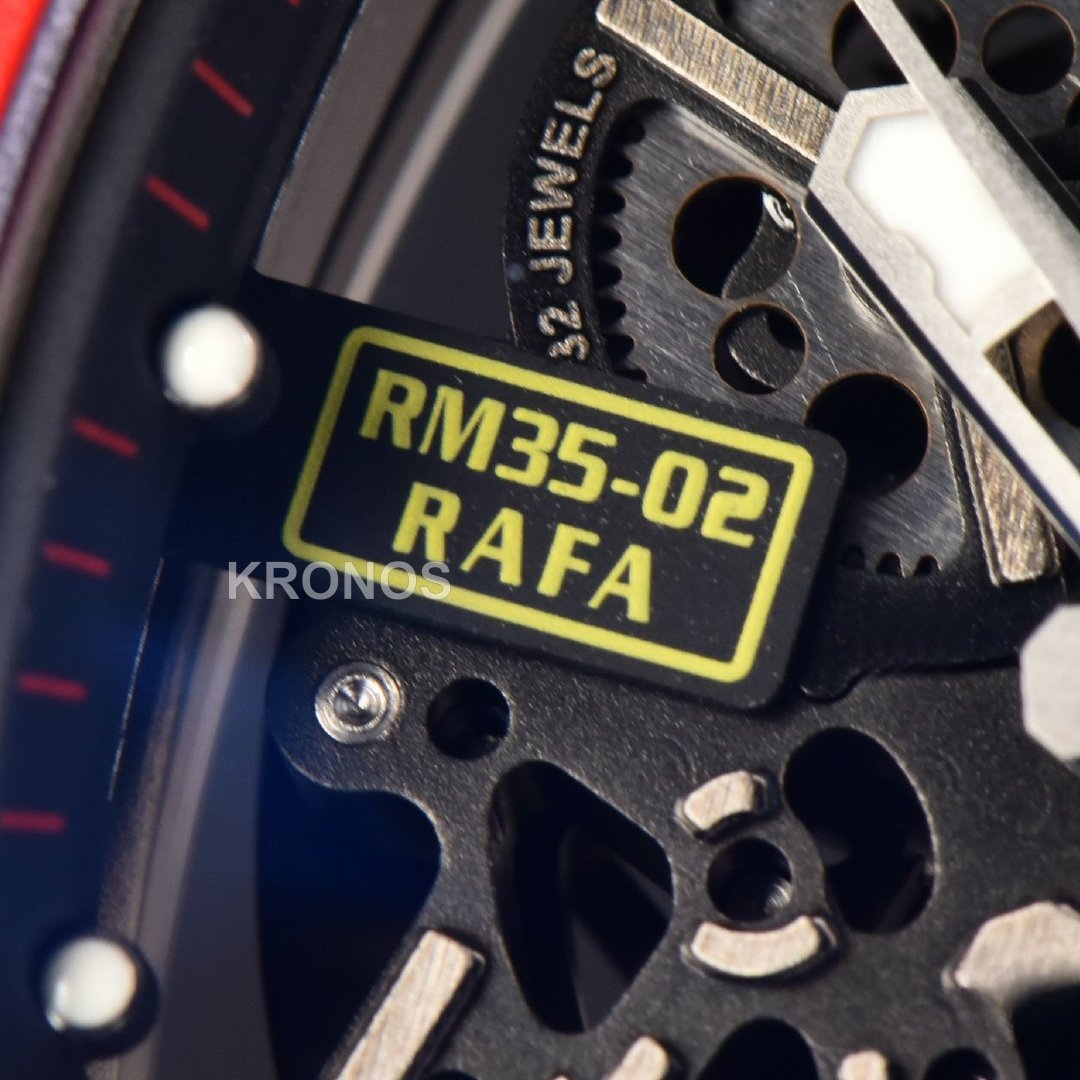 Rm035 02 Real Ntpt Red Skeleton Dial Black Rmal1 - Authentic Movement