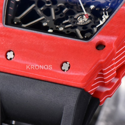 Rm035 02 Real Ntpt Red Skeleton Dial Black Rmal1 - Authentic Movement