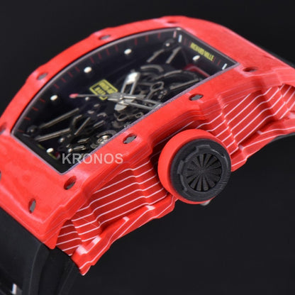 Rm035 02 Real Ntpt Red Skeleton Dial Black Rmal1 - Authentic Movement