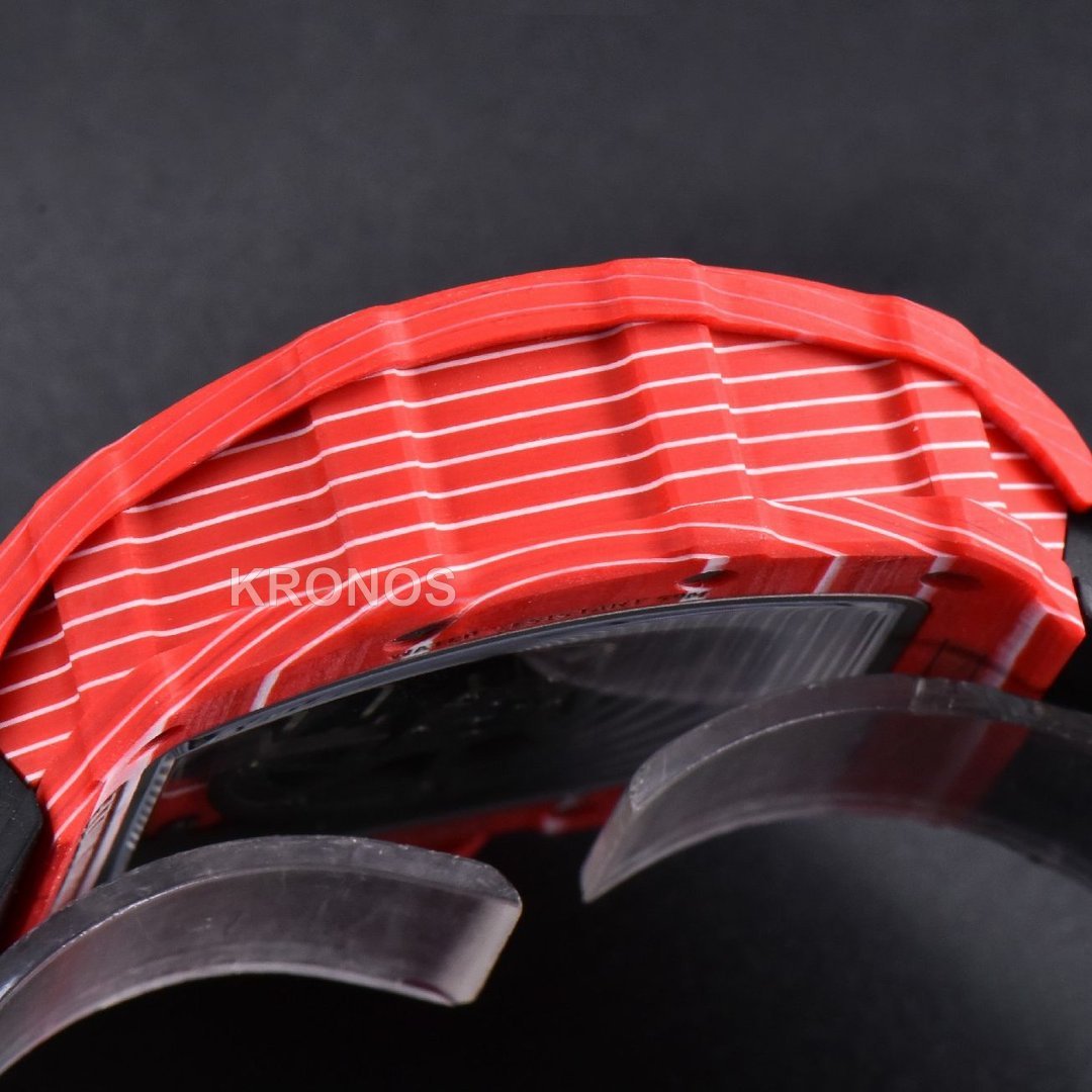 Rm035 02 Real Ntpt Red Skeleton Dial Black Rmal1 - Authentic Movement