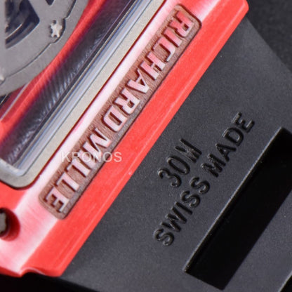 Rm035 02 Real Ntpt Red Skeleton Dial Black Rmal1 - Authentic Movement