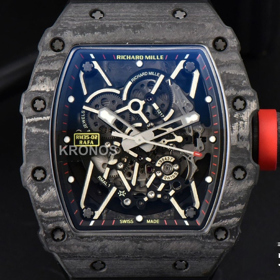 Rm035 02 Real Ntpt Skeleton Dial Black Nh05a - Authentic Movement