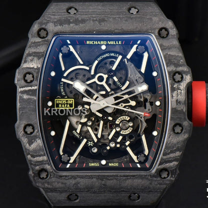 Rm035 02 Real Ntpt Skeleton Dial Black Nh05a - Authentic Movement