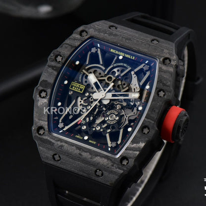 Rm035 02 Real Ntpt Skeleton Dial Black Nh05a - Authentic Movement