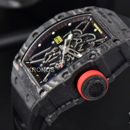 Rm035 02 Real Ntpt Skeleton Dial Black Nh05a - Authentic Movement