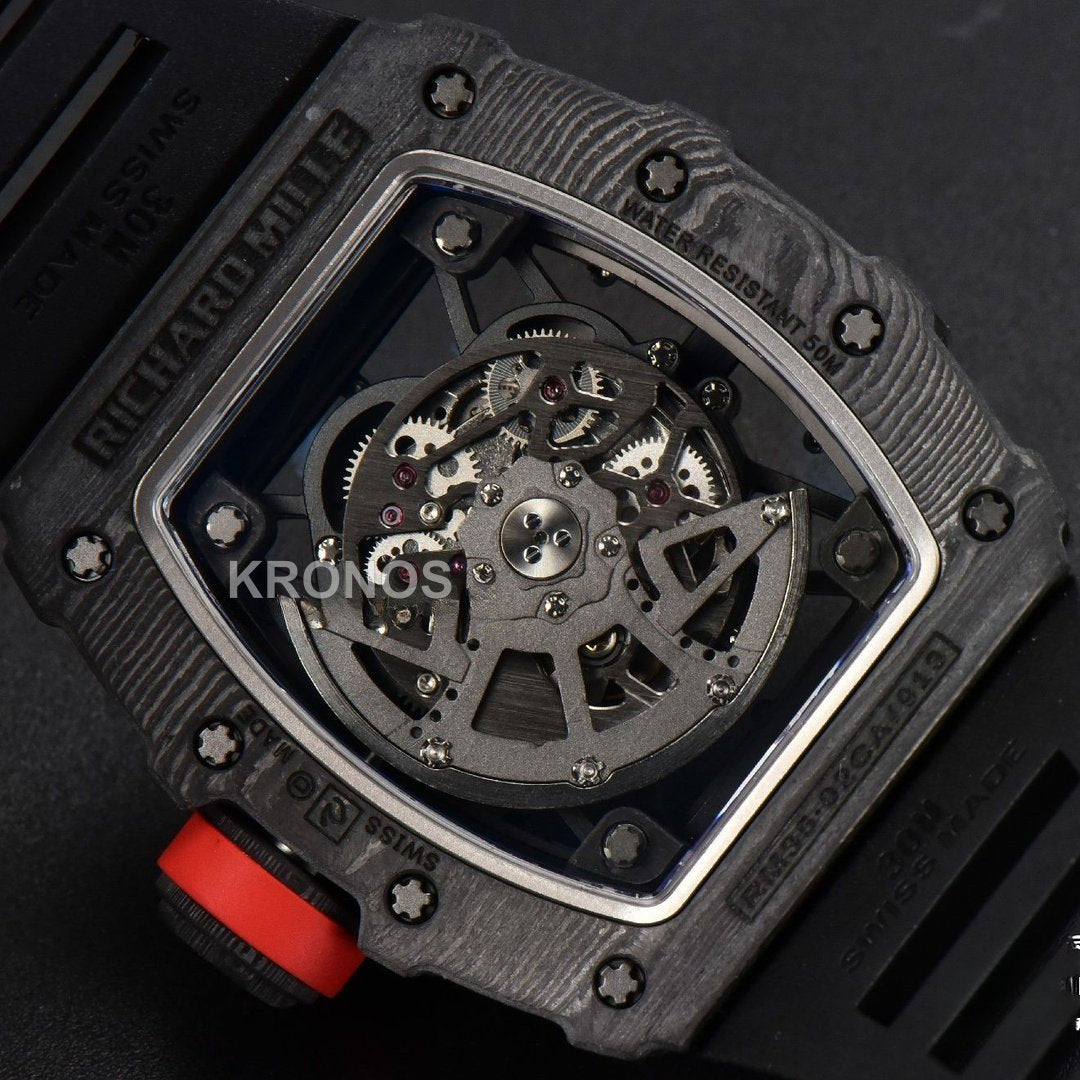 Rm035 02 Real Ntpt Skeleton Dial Black Nh05a - Authentic Movement