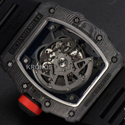 Rm035 02 Real Ntpt Skeleton Dial Black Nh05a - Authentic Movement