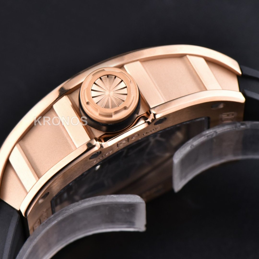 Rm035 Americas 49.9mm X 41.5mm Hands Skeleton Dial Crown Black Rmul1 - Authentic Movement