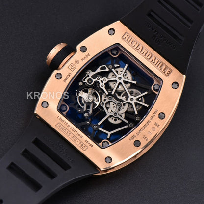 Rm035 Americas 49.9mm X 41.5mm Hands Skeleton Dial Crown Black Rmul1 - Authentic Movement