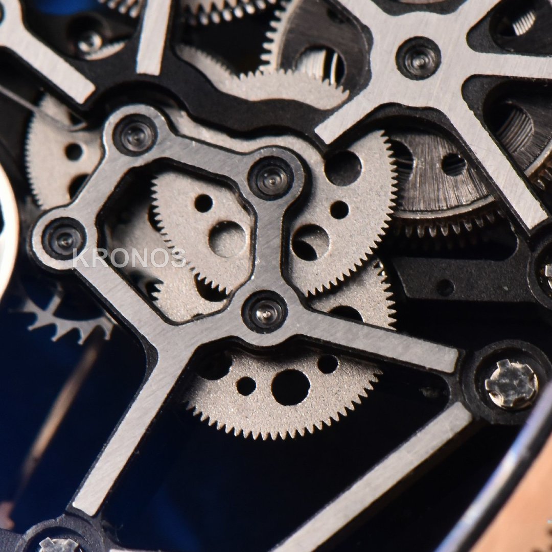 Rm035 Americas 49.9mm X 41.5mm Hands Skeleton Dial Crown Black Rmul1 - Authentic Movement