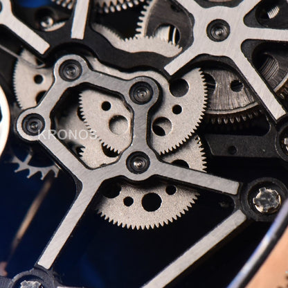 Rm035 Americas 49.9mm X 41.5mm Hands Skeleton Dial Crown Black Rmul1 - Authentic Movement