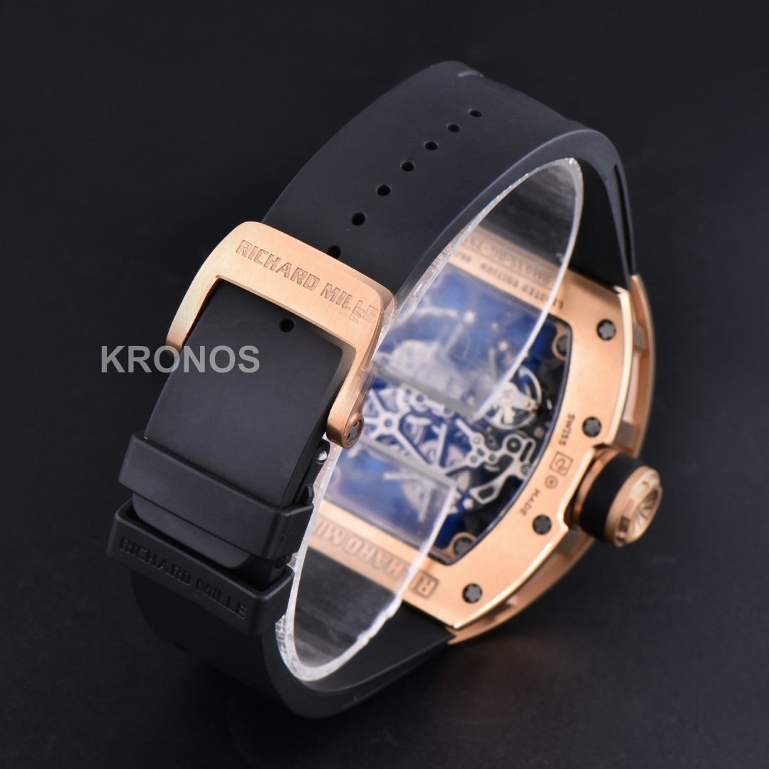 Rm035 Americas 49.9mm X 41.5mm Hands Skeleton Dial Crown Black Rmul1 - Authentic Movement