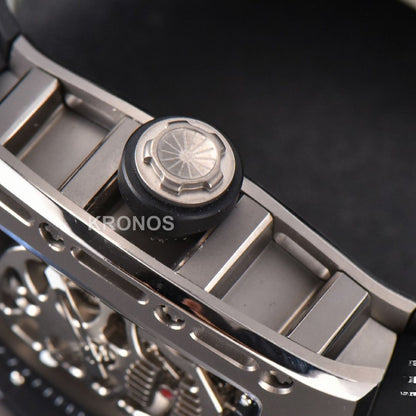 Rm052 Skull Titanium Real Tourbillon 50mmx42mm Skeleton Dial Black - Authentic Movement