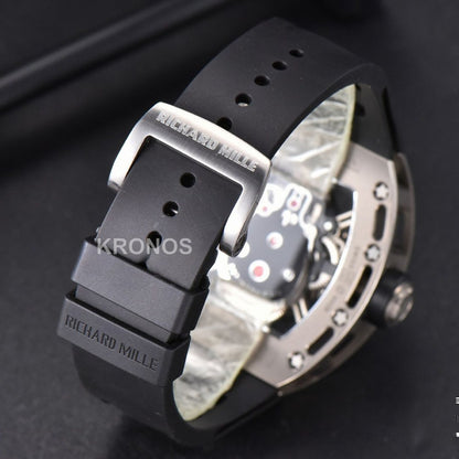 Rm052 Skull Titanium Real Tourbillon 50mmx42mm Skeleton Dial Black - Authentic Movement