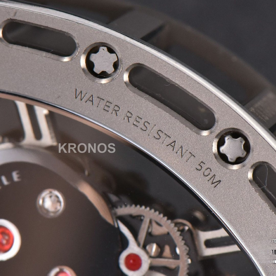 Rm052 Skull Titanium Real Tourbillon 50mmx42mm Skeleton Dial Black - Authentic Movement
