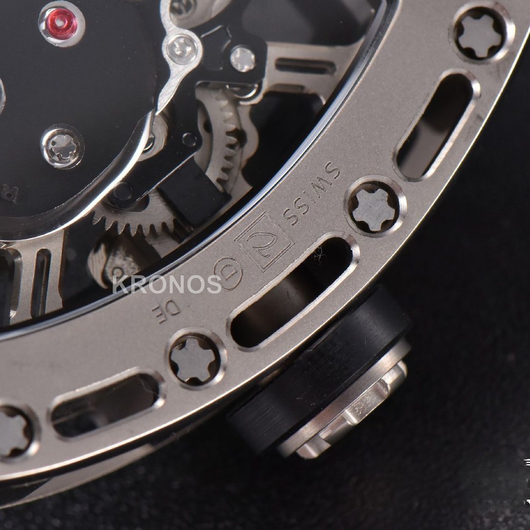 Rm052 Skull Titanium Real Tourbillon 50mmx42mm Skeleton Dial Black - Authentic Movement
