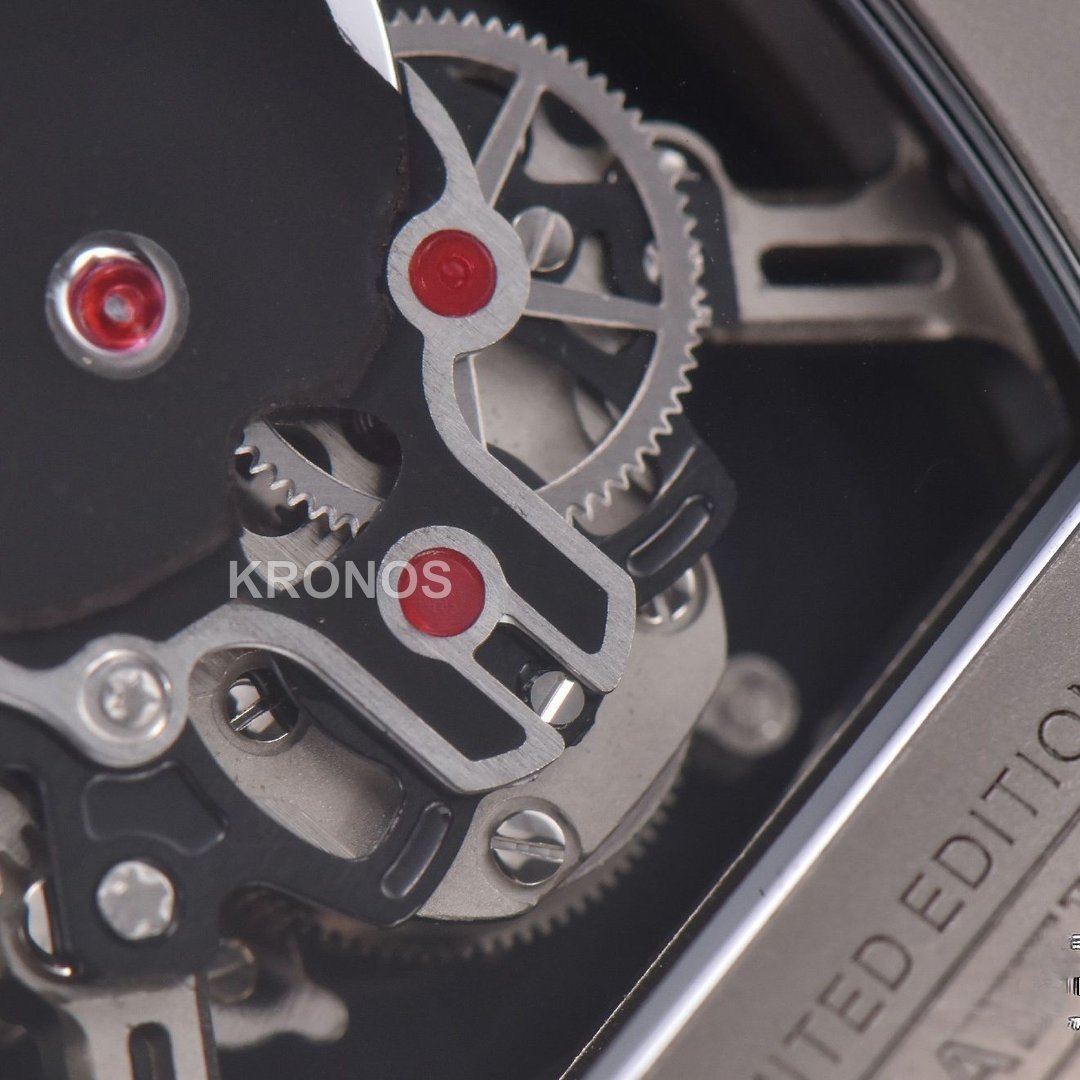 Rm052 Skull Titanium Real Tourbillon 50mmx42mm Skeleton Dial Black - Authentic Movement