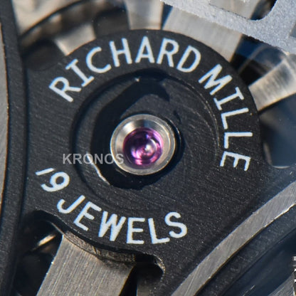 Rm053 02 Transparent Case Real Tourbillon 44.5mm Ice Blue - Authentic Movement
