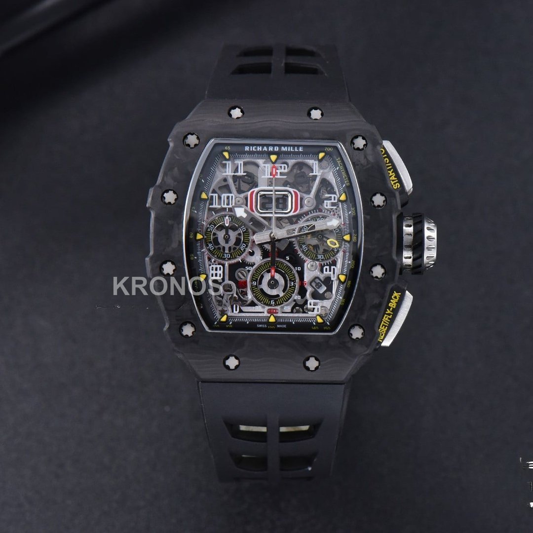 Rm011 Ntpt Chrono Skeleton Dial Black - Authentic Movement