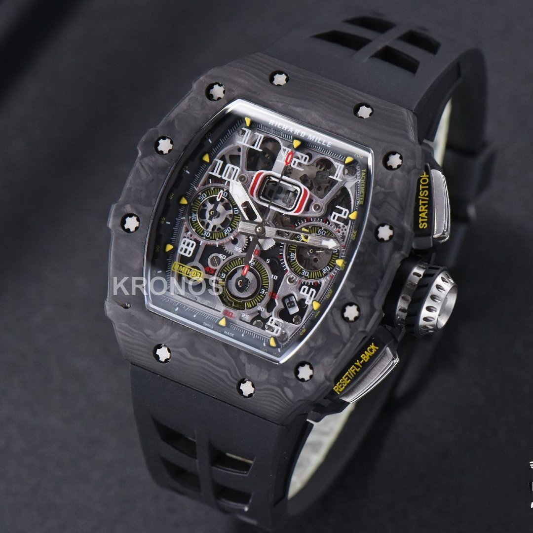 Rm011 Ntpt Chrono Skeleton Dial Black - Authentic Movement