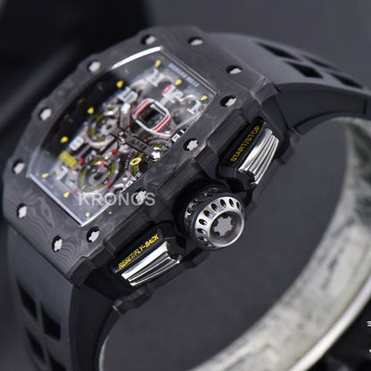 Rm011 Ntpt Chrono Skeleton Dial Black - Authentic Movement