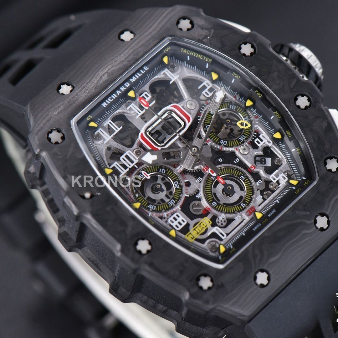 Rm011 Ntpt Chrono Skeleton Dial Black - Authentic Movement