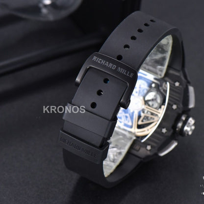 Rm011 Ntpt Chrono Skeleton Dial Black - Authentic Movement