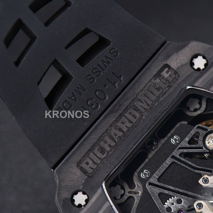 Rm011 Ntpt Chrono Skeleton Dial Black - Authentic Movement