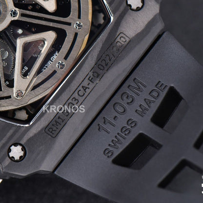 Rm011 Ntpt Chrono Skeleton Dial Black - Authentic Movement