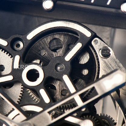 Rm055 Ceramic 42.7mm Black Black Skeleton Dial Black Crown Black Rmul2 - Authentic Movement