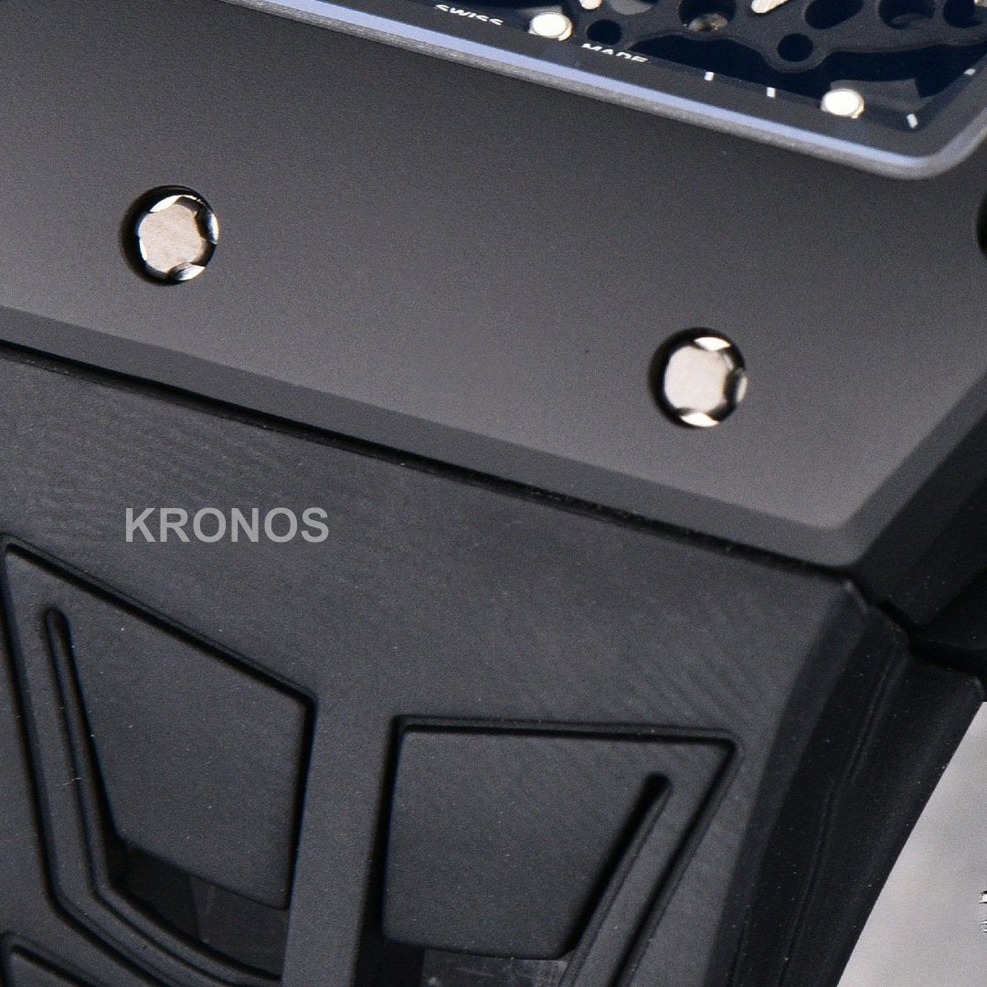 Rm055 Ceramic 42.7mm Black Black Skeleton Dial Black Crown Black Rmul2 - Authentic Movement