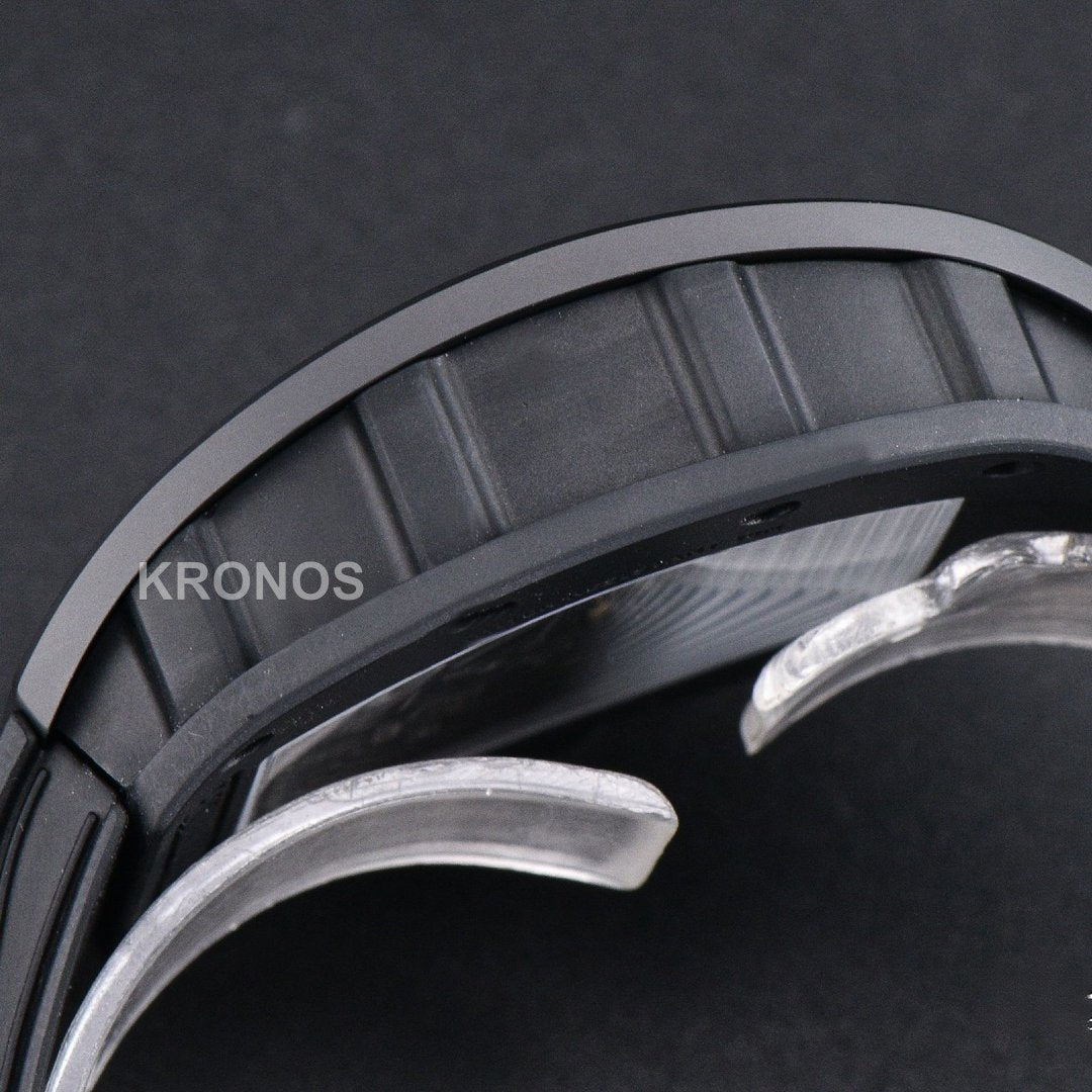 Rm055 Ceramic 42.7mm Black Black Skeleton Dial Black Crown Black Rmul2 - Authentic Movement