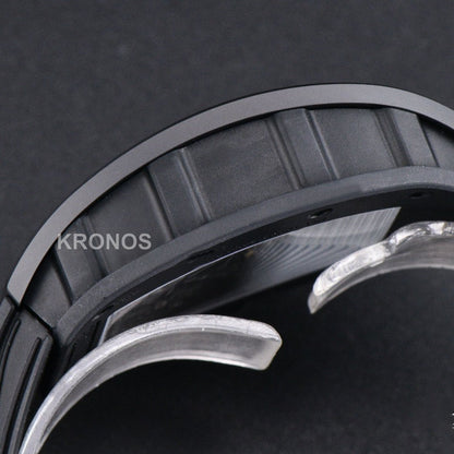 Rm055 Ceramic 42.7mm Black Black Skeleton Dial Black Crown Black Rmul2 - Authentic Movement