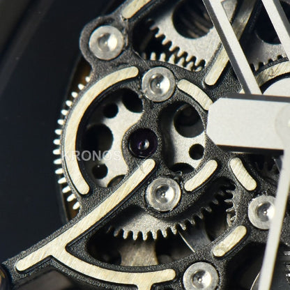 Rm055 42.7mm White Ceramic Black Skeleton Dial White - Authentic Movement