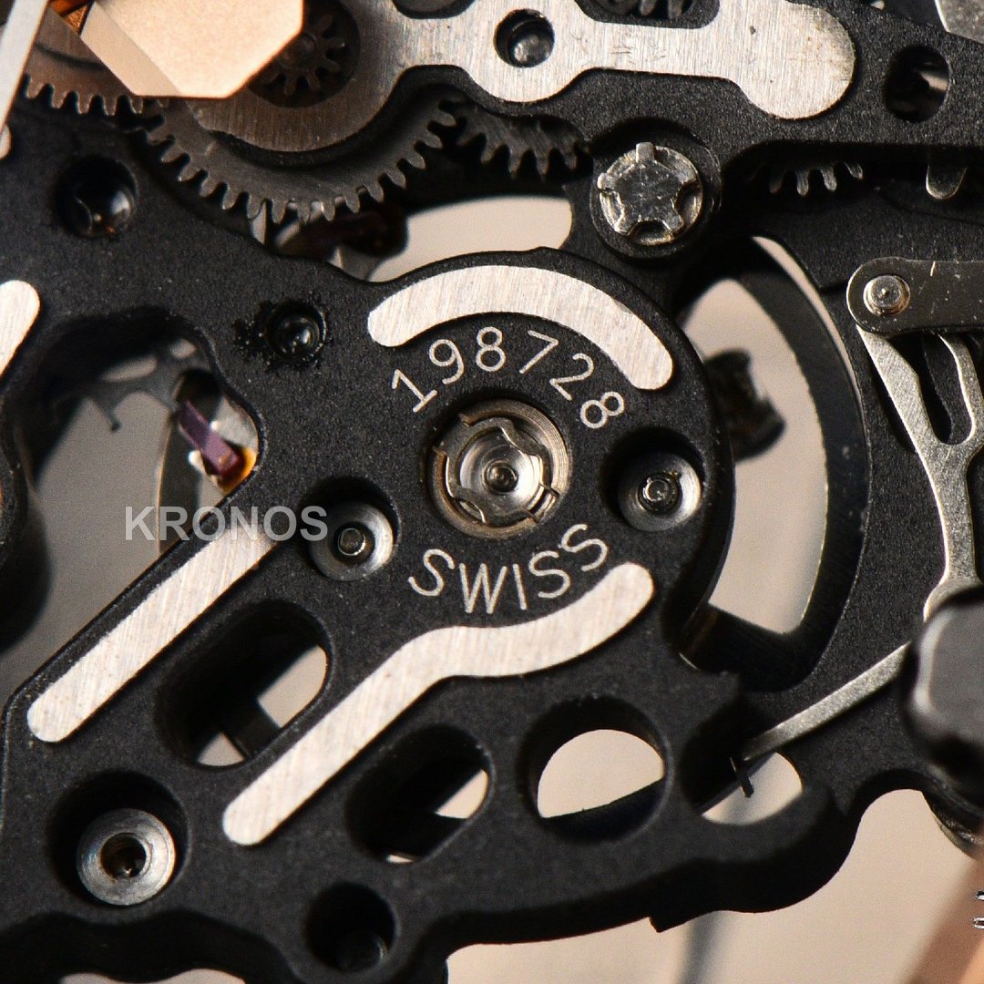 Rm055 Ceramic 42.7mm Black Gold Skeleton Dial Black Crown Black Rmul2 - Authentic Movement