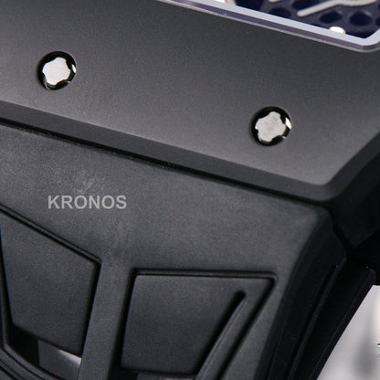 Rm055 Ceramic 42.7mm Black Gold Skeleton Dial Black Crown Black Rmul2 - Authentic Movement