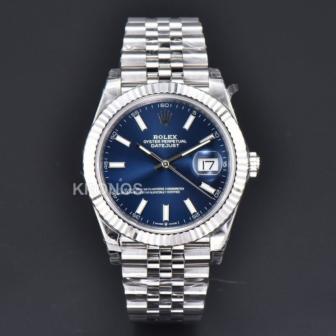 Datejust 41mm Blue Dial Jubilee - Authentic Movement
