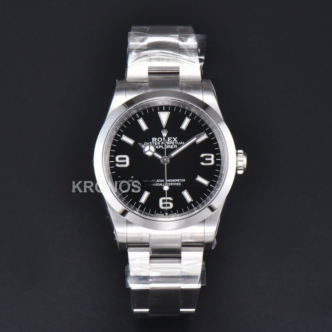 Explorer I 36mm Black Dial - Authentic Movement