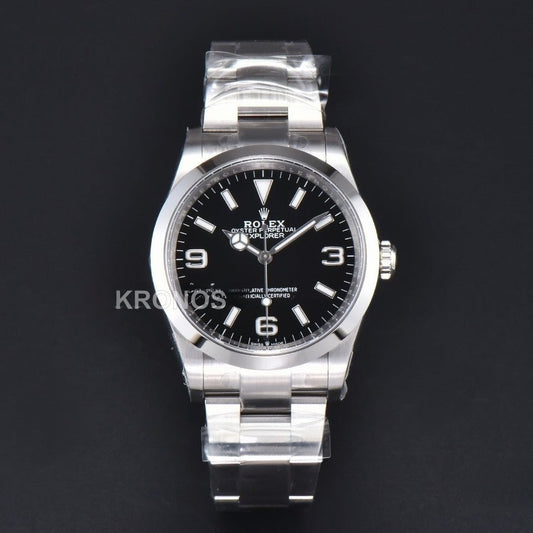 Explorer I 36mm Black Dial - Authentic Movement