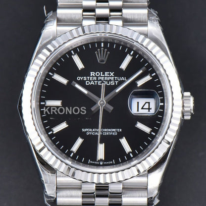 Datejust 36mm Black Dial Lume Marker - Authentic Movement