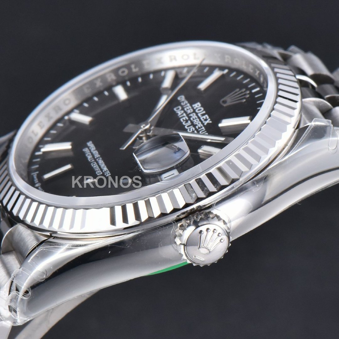 Datejust 36mm Black Dial Lume Marker - Authentic Movement