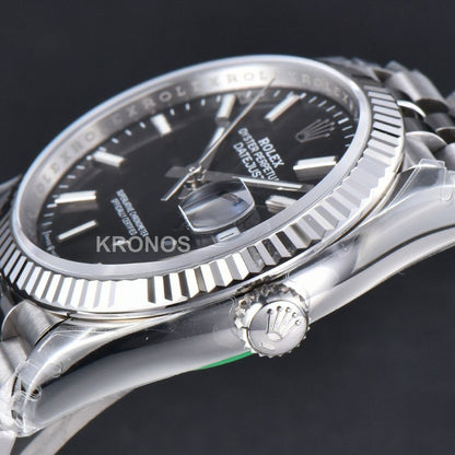 Datejust 36mm Black Dial Lume Marker - Authentic Movement