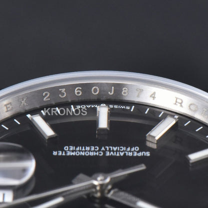 Datejust 36mm Black Dial Lume Marker - Authentic Movement