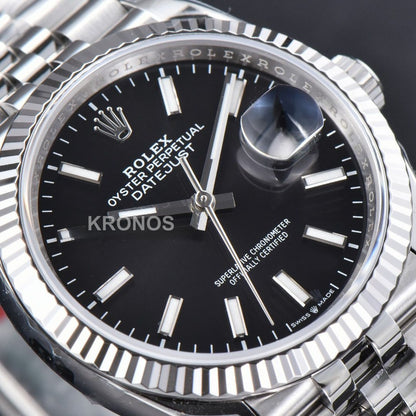 Datejust 36mm Black Dial Lume Marker - Authentic Movement