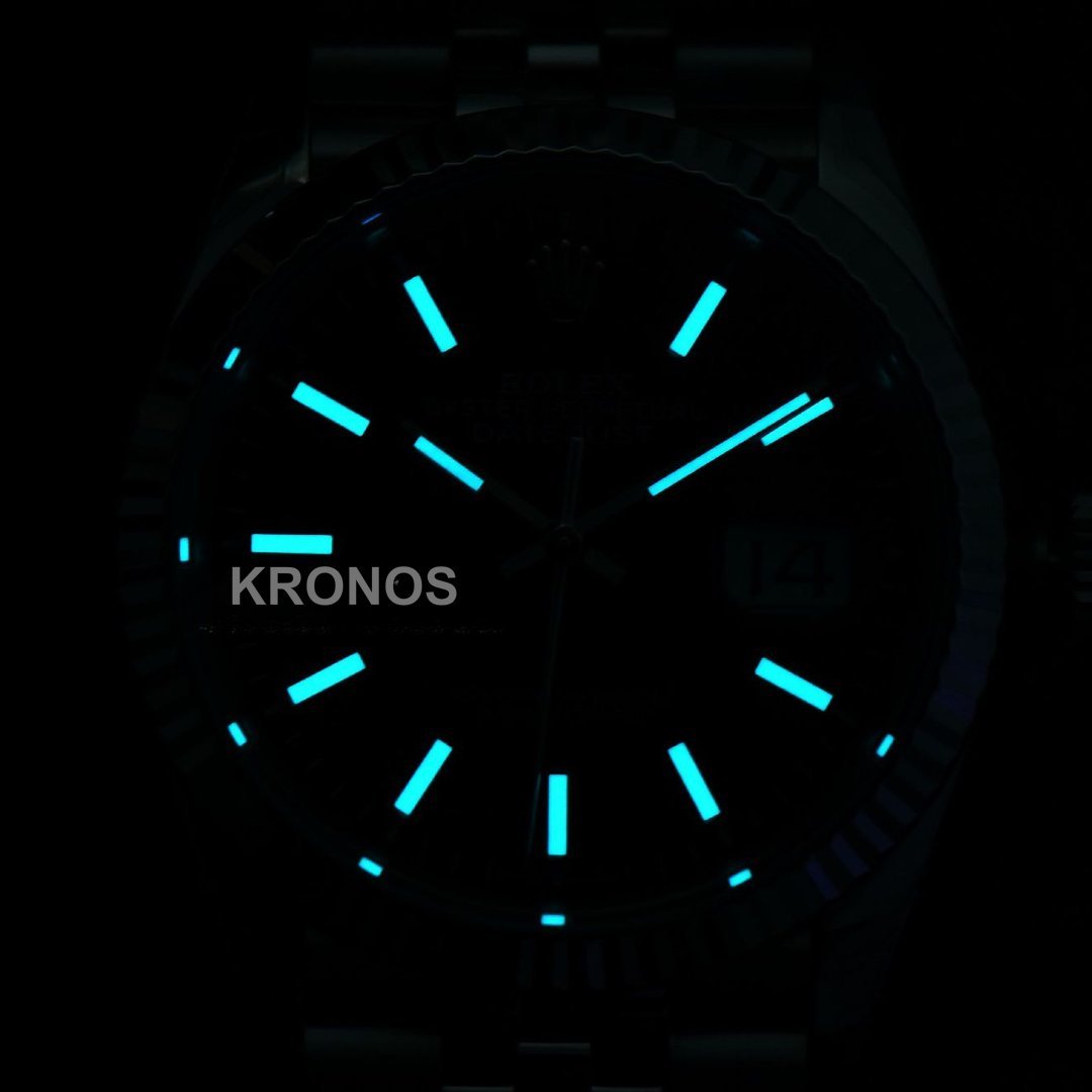 Datejust 36mm Black Dial Lume Marker - Authentic Movement